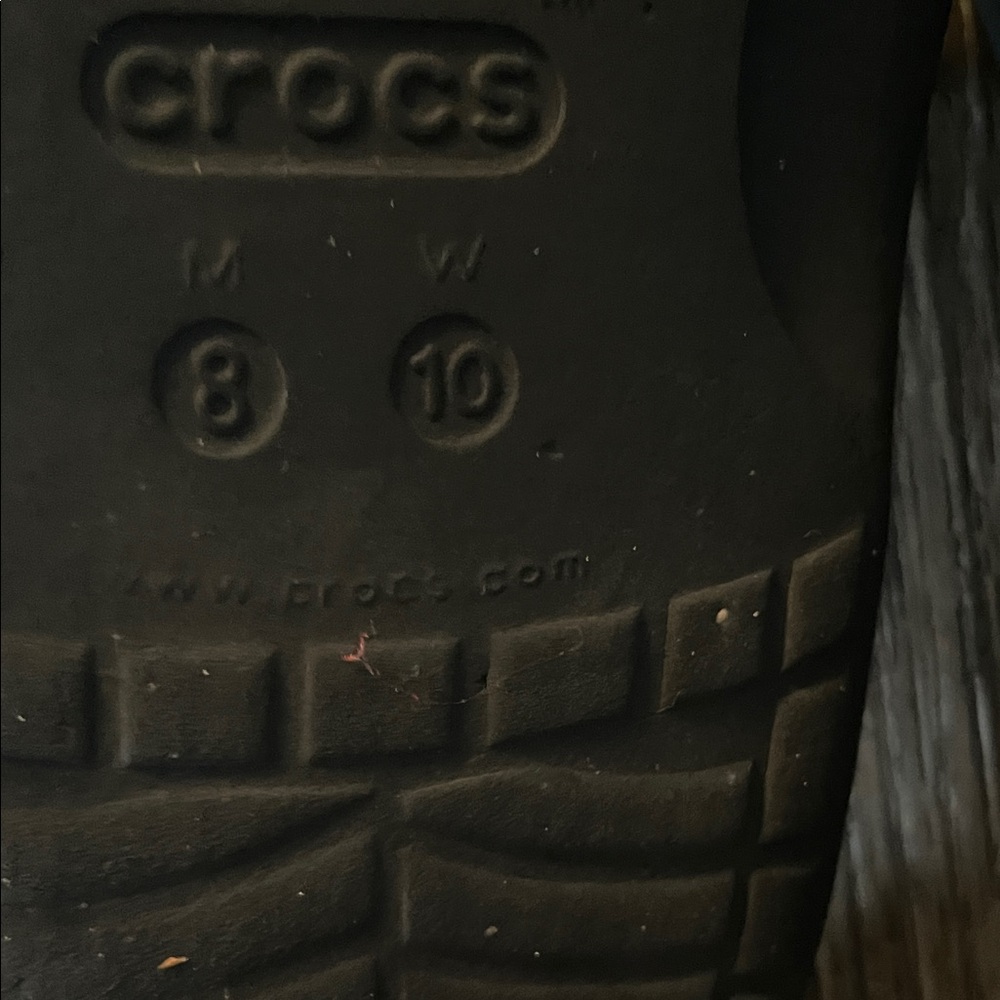 CROCS Black Slide Sandals - Picture 3 of 3